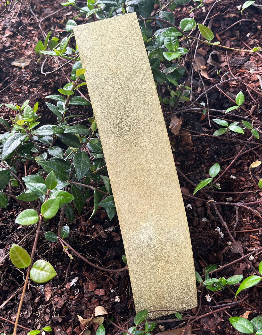BSP206 "TV Static" Patterned Brass Sheet 2-1/2" Wide