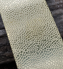 BSP207 "Cobblestone" Patterned Brass Sheet 2-1/2" Wide