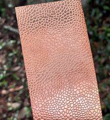 CSP207 "Stone Driveway" Patterned Copper Sheet 2-1/2" Wide