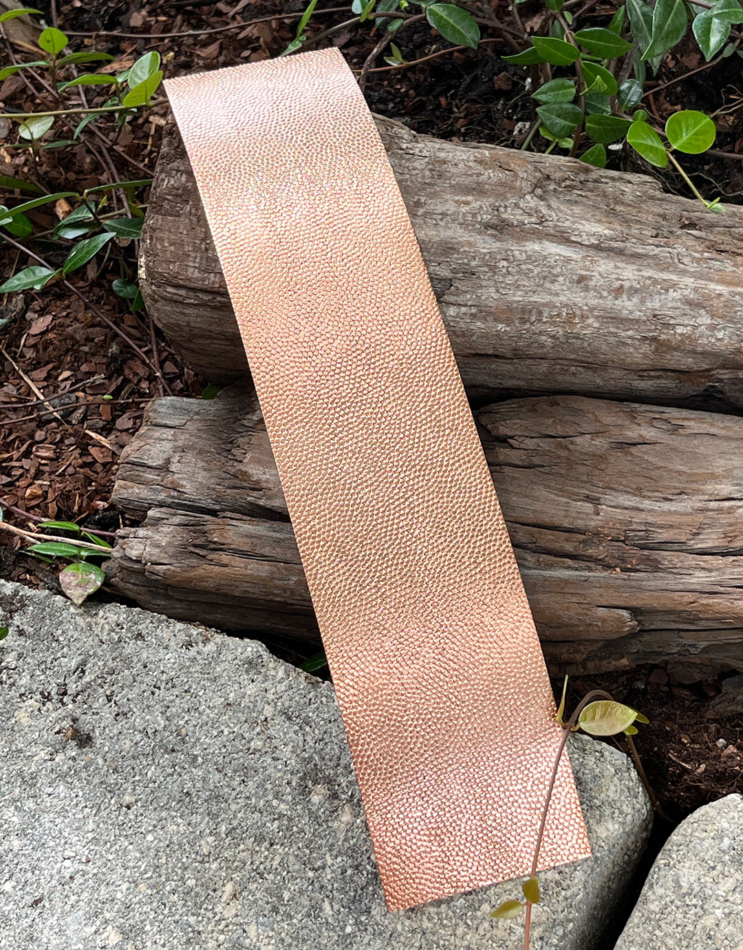 CSP203 "Bubbles" Patterned Copper Sheet 2-1/2" Wide
