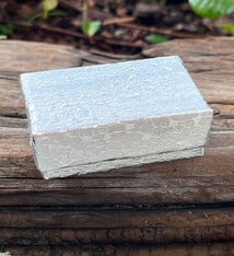 DBX2810S = BOXES - COTTON FILLED SILVER FOIL 1-7/8 x 1-1/4 x 5/8'' CASE 100