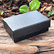 DBX2821B = BOXES - COTTON FILLED BLACK SWIRL  2-5/8'' x 1-1/2'' x 7/8''   CASE 100
