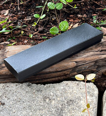 DBX2882B = Cotton Filled Box Black Swirl  8'' x 2'' x 1''  (Case of 100)