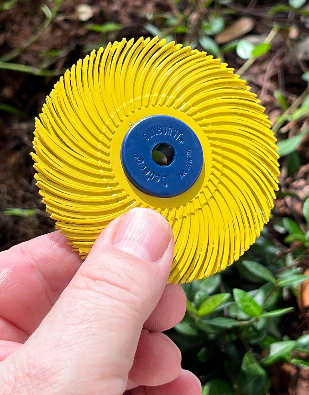 Dedeco 3" Sunburst 3-Ply Mounted Radial Disc