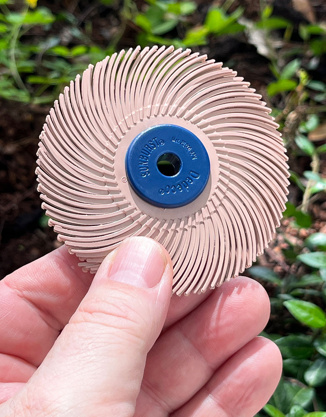 Dedeco 3" Sunburst 3-Ply Mounted Radial Disc