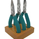Wubbers PL6091 = (Kit)   Baby Wubbers Chain Gang Set - 3 Pliers in Wood Stand