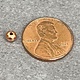 ABCU-R04 = Copper Smooth Rondelle Bead 4.0mm (Pkg of 100)