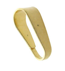 910-18 = Clip On Bail 8.2mm H x 2.9mm Opening 14KY