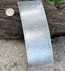 SSP48 = Patterned Sterling Silver Sheet ''Bubbles'' 2'' x 6'' (Choose Gauge)