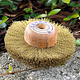 16.440 = Brass Crimped Wire Wood Hub Brush 2 Rows 3'' dia.