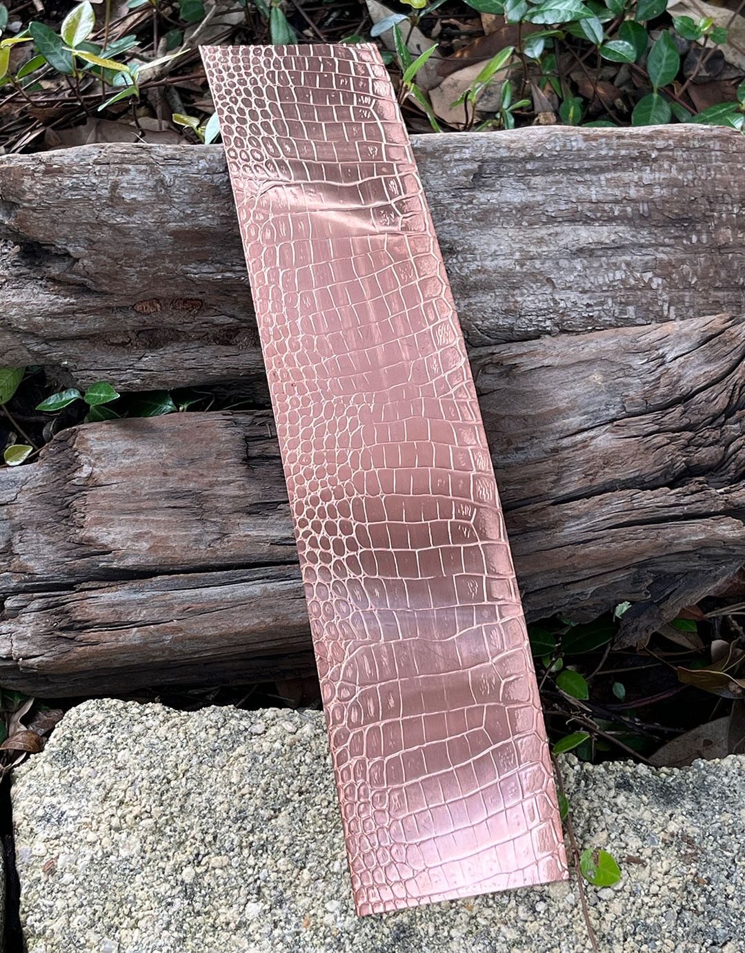 CSP212 "Multi-Shape" Patterned Copper Sheet 2-1/2" Wide