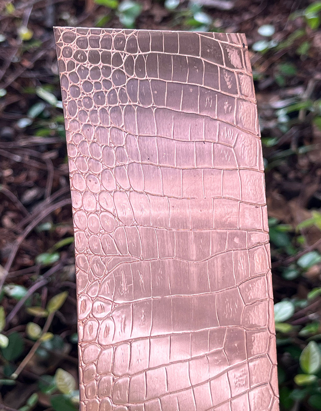 CSP212 "Multi-Shape" Patterned Copper Sheet 2-1/2" Wide