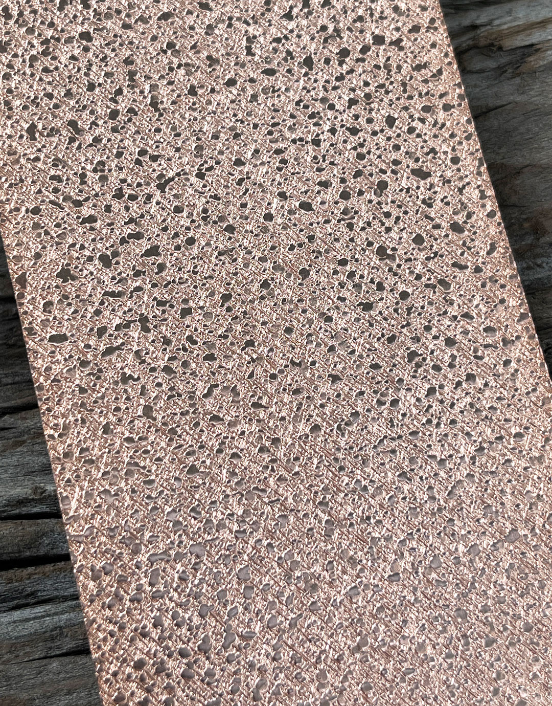 CSP215 "Wet" Patterned Copper Sheet 2-1/2" Wide