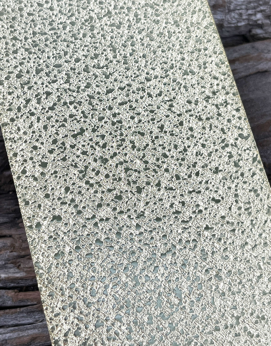 BSP215 "Wet" Patterned Brass Sheet 2-1/2" Wide
