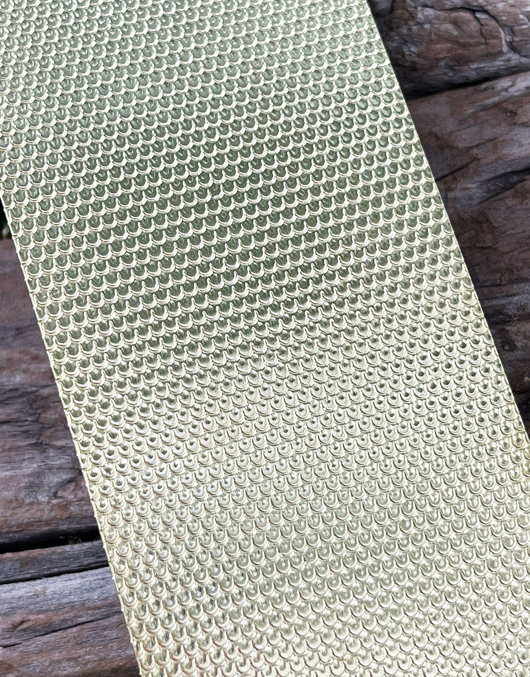 BSP216 "Perfect Scales" Patterned Brass Sheet 2-1/2" Wide