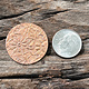 CSP646 = Pattern Copper Disc 1" x 24ga "Geometric Floral" (Pkg/6)