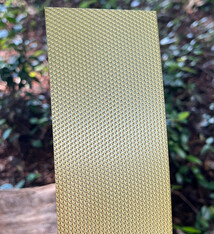 BSP218 "Geometric" Patterned Brass Sheet 2-1/2" Wide