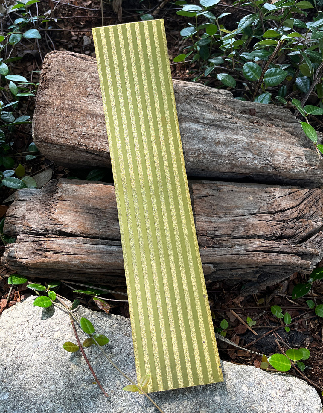 BSP219 "Striped 1" Patterned Brass Sheet 2-1/2" Wide
