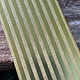 BSP219 "Striped 1" Patterned Brass Sheet 2-1/2" Wide