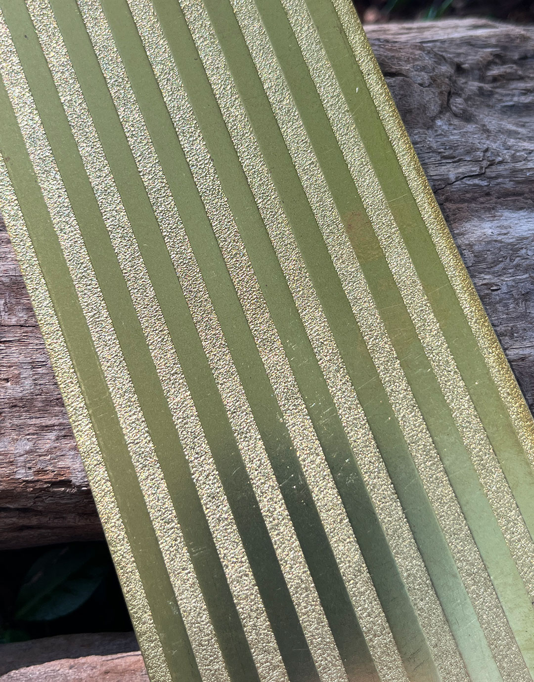 BSP219 "Striped 1" Patterned Brass Sheet 2-1/2" Wide