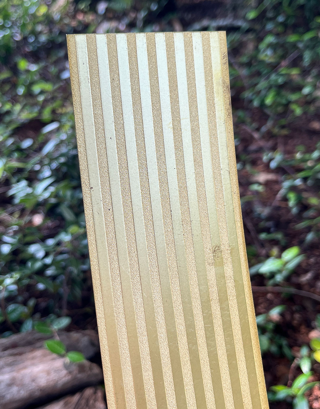 BSP219 "Striped 1" Patterned Brass Sheet 2-1/2" Wide
