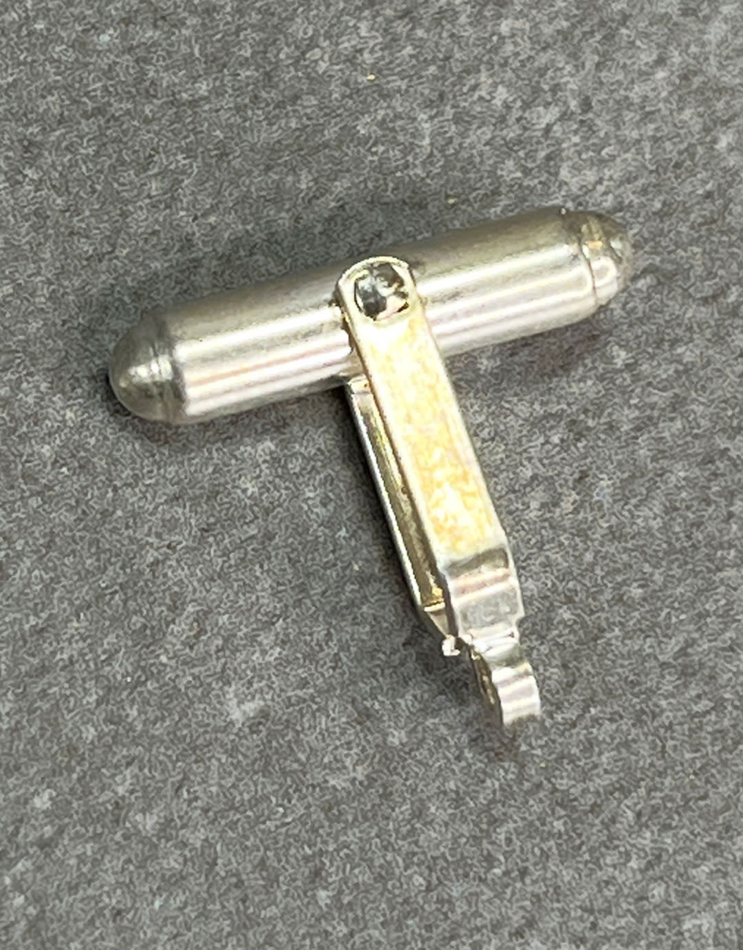 443S-04 = Cuff Link Back Sterling Silver (Each)