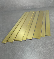 BFW = Flat Brass Strip 12" Long