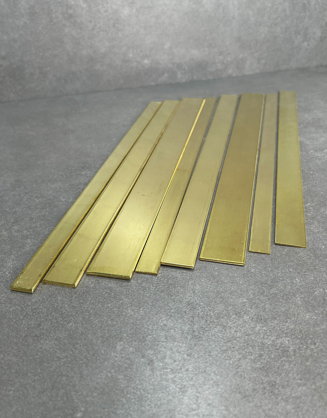 BFW = Flat Brass Strip 12" Long