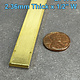 BFW = Flat Brass Strip 12" Long