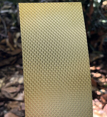 BSP234 "Bubbles" Patterned Brass Sheet 2-1/2" Wide