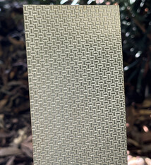 BSP235 "Picnic" Patterned Brass Sheet 2-1/2" Wide