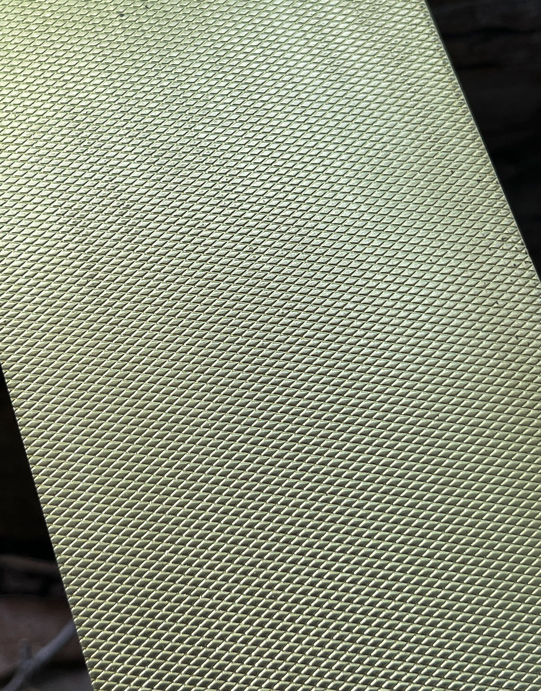 BSP230 "Zig Zag" Patterned Brass Sheet 2-1/2" Wide