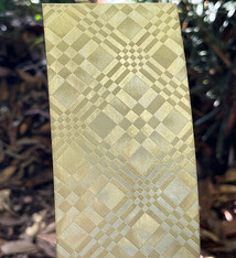 BSP228 "Multi Square" Patterned Brass Sheet 2-1/2" Wide