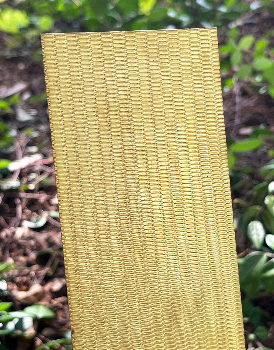 BSP236 "Sardine" Patterned Brass Sheet 2-1/2" Wide