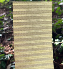 BSP238 "Slick Wave" Patterned Brass Sheet 2-1/2" Wide
