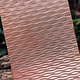 CSP237 "Wavy" Patterned Copper Sheet 2-1/2" Wide