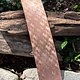 CSP239 "Fingerprint" Patterned Copper Sheet 2-1/2" Wide