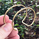 MSBR1034 = Brass Bracelet Cuff Open 1'' Wide