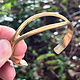 MSBR1039 = Brass Bracelet Cuff Open Eye 2'' x 3/4'' Wide