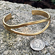 MSBR1039 = Brass Bracelet Cuff Open Eye 2'' x 3/4'' Wide