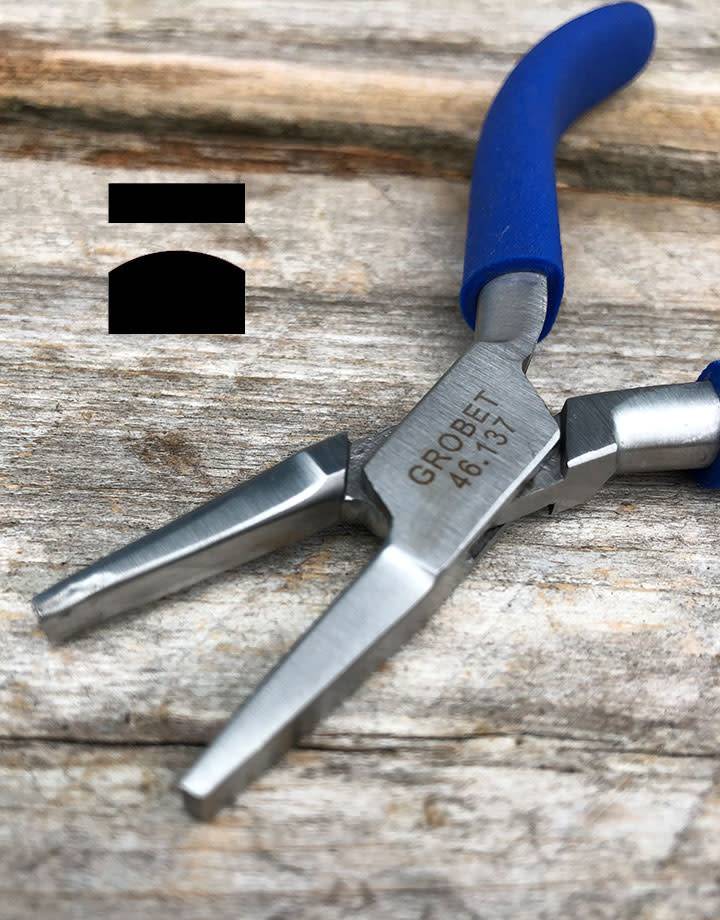 PL6437 = Economy Bending Plier HALF ROUND/FLAT