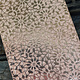 CSP246 "Floral" Patterned Copper Sheet 2-1/2" Wide