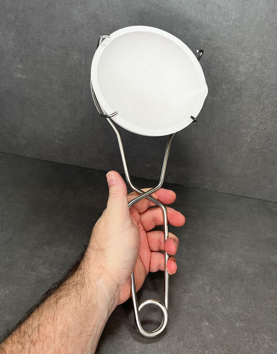 CA2503 = MELTING DISH HANDLE Jumbo ''WHIP''