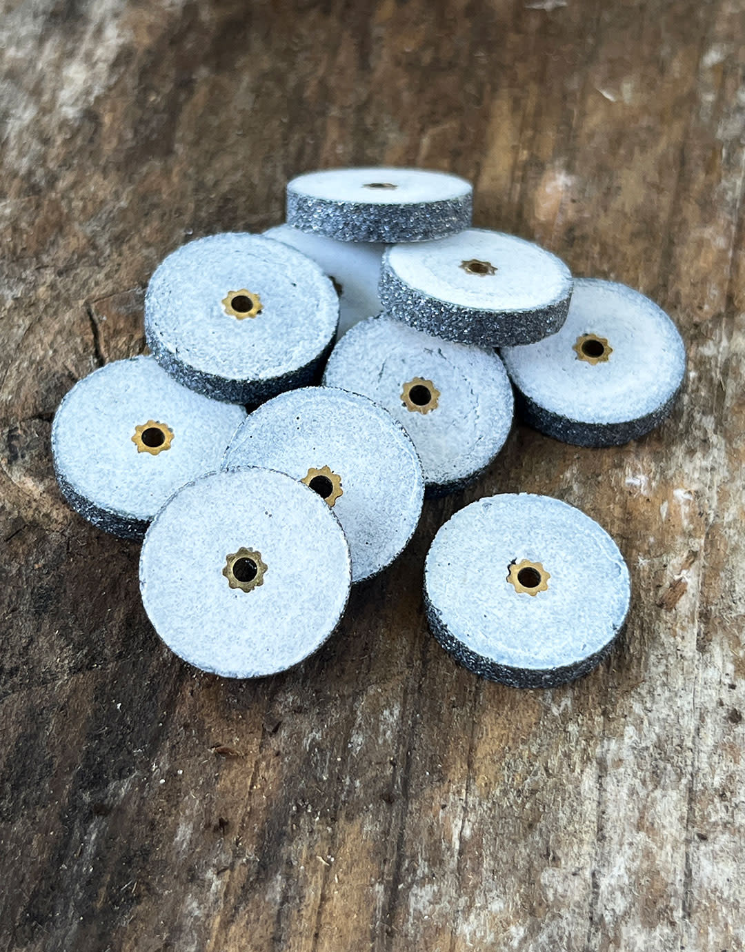 11.430 = Cool Wheel Heatless Mini Grinding Wheels 5/8"x1/8" (Pkg of 10)