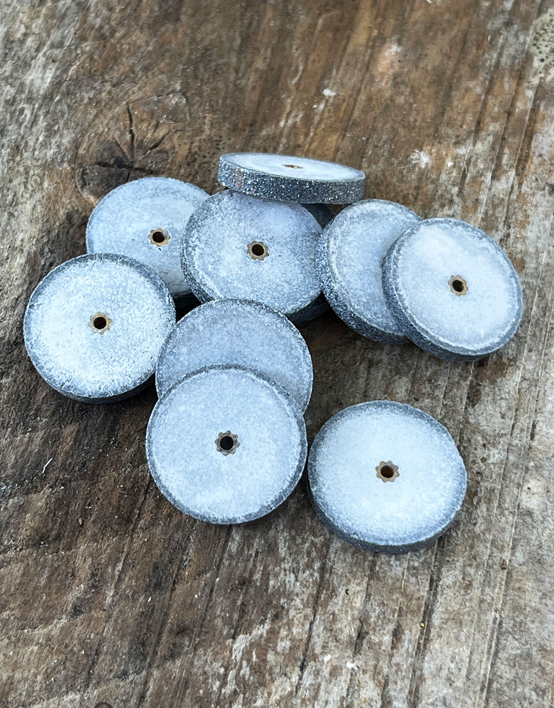 11.436 = Cool Wheel Heatless Mini Grinding Wheels 7/8''x1/8'' (Pkg of 10)