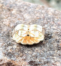 909-08 = Giant Friction Earring Back 14KY Gold