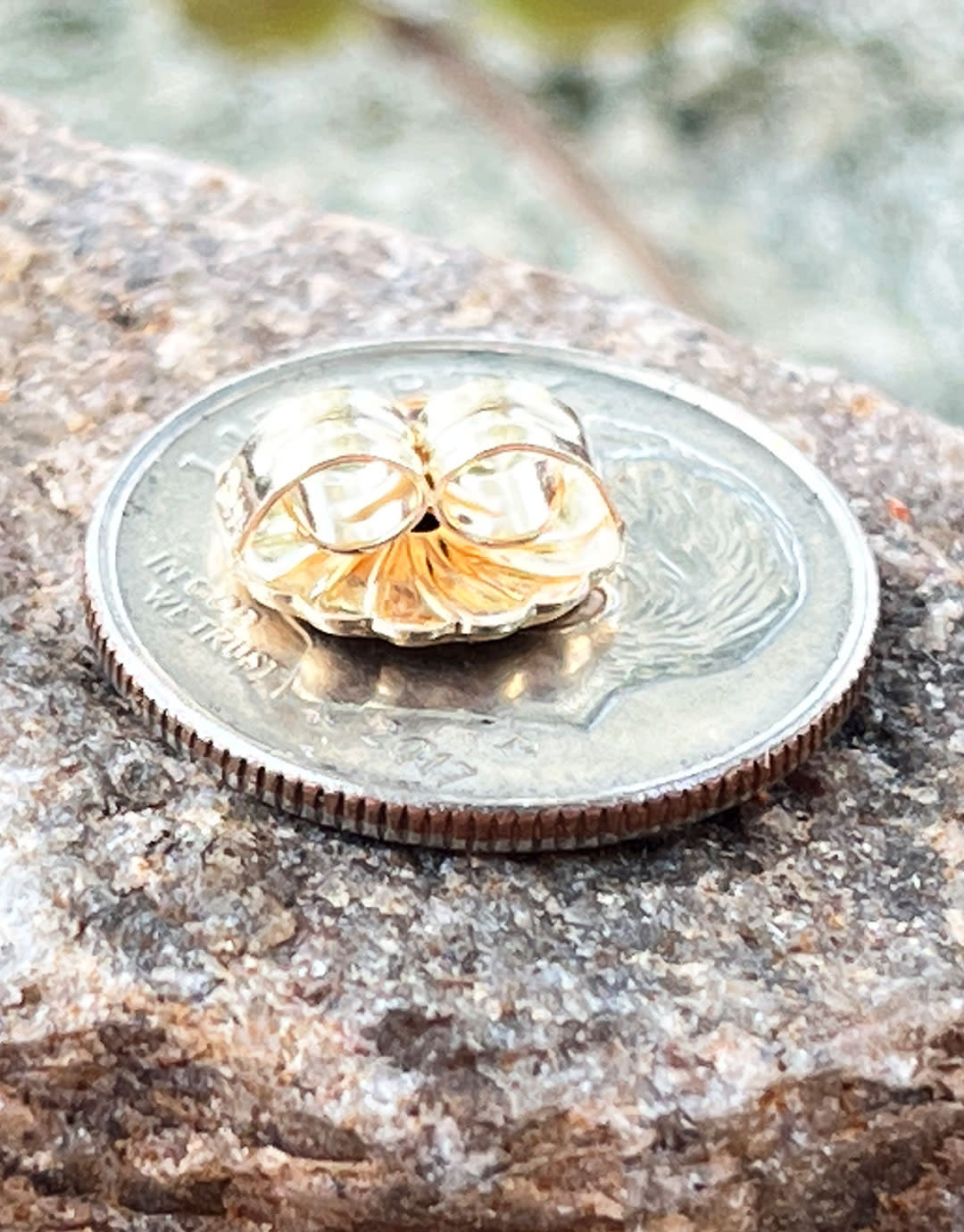 909-08 = Giant Friction Earring Back 14KY Gold