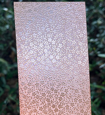 CSP247 "Mini Floral" Patterned Copper Sheet 2-1/2" Wide