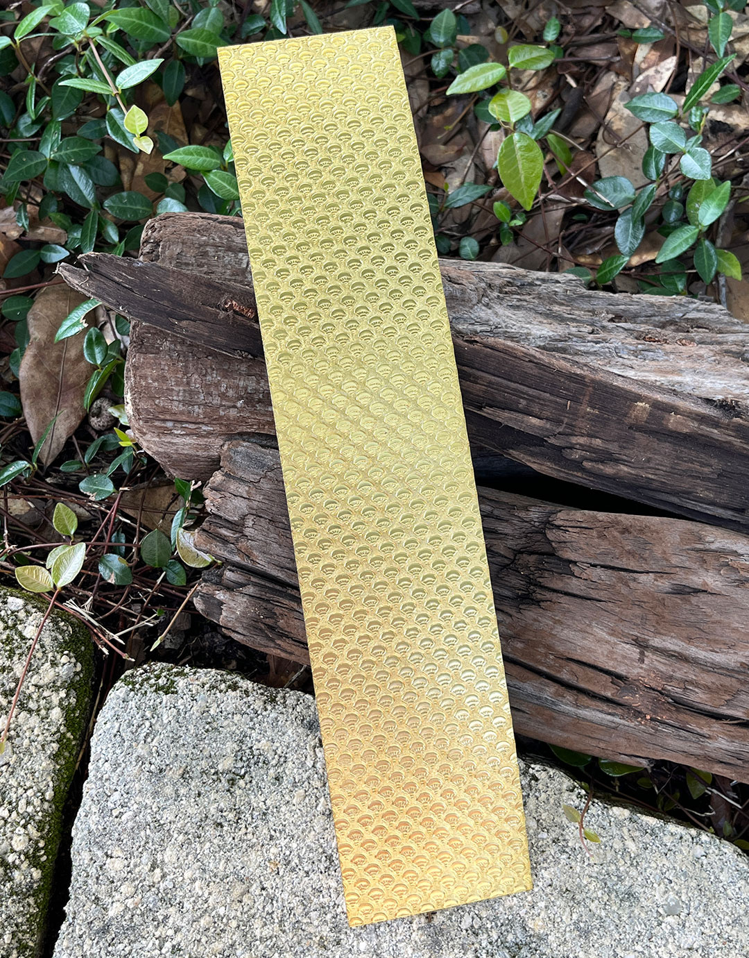 BSP249 "Balloon" Patterned Brass Sheet 2-1/2" Wide