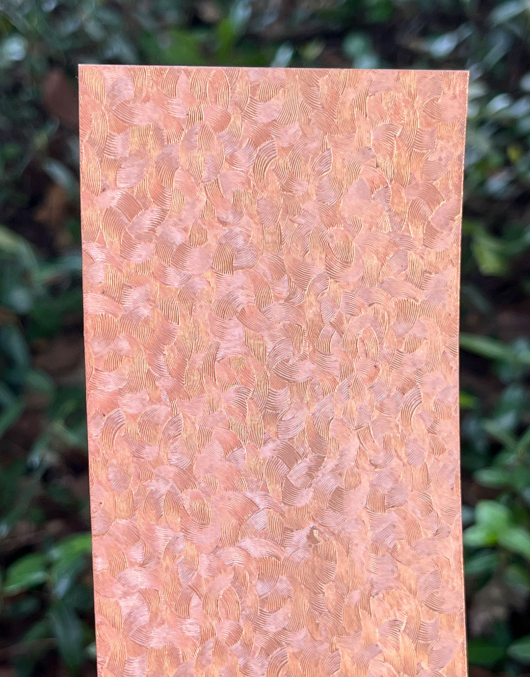 CSP252 "Curvy" Patterned Copper Sheet 2-1/2" Wide